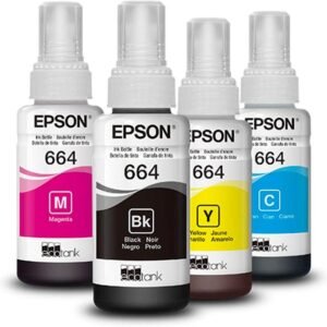 Kit Tinta Epson T664 4 Cores T664 Epson L395 L380 L375 L220 L455