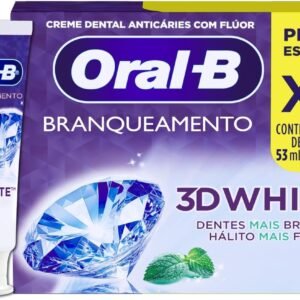 Oral-B Pasta de Dente 3D White Brilliant Fresh, 3 Unidades de 70 g