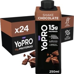 Pack YoPRO Bebida Láctea UHT Chocolate 15g de proteínas 250ml – 24 unidades Pack YoPRO Bebida Láctea UHT Chocolate 15g de proteínas 250ml – 24 unidades
