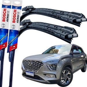 Par Palheta Limpador Parabrisa Dianteiro Silicone Bosch Paleta Hyundai Creta 2021 á→ 2024