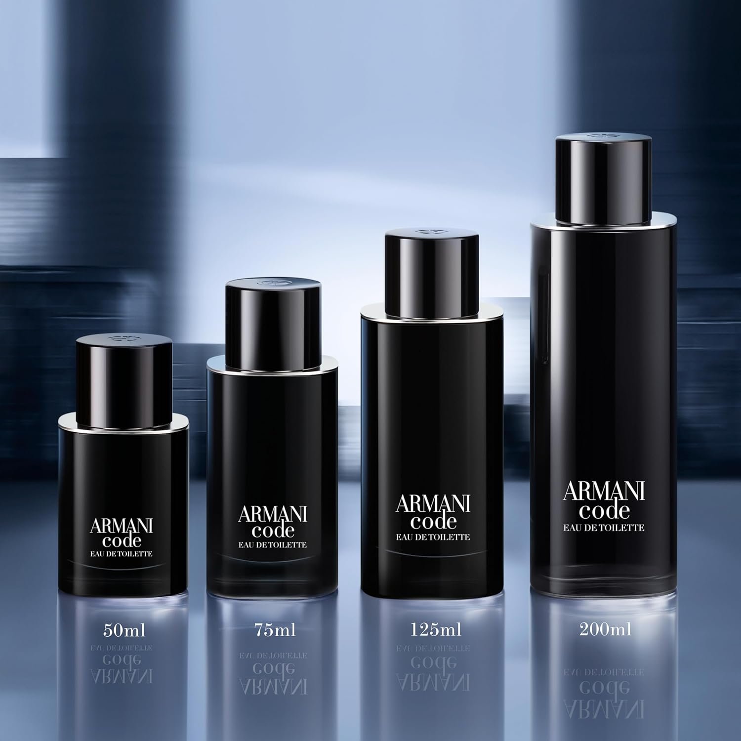 Armani Beauty, Armani Code Eau de Toilette, Giorgio Armani, Perfume Masculino Refilável, Fragrância Oriental Amadeirada com Notas de Tangerina Verde, Lavanda, Fava Tonka e Cedro - Imagem 5