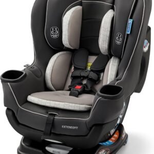 Graco Cadeira Infantil para Carro Extend2Fit ™ 2 em 1 com Sistema LATCH, Redmond, Preto e Cinza