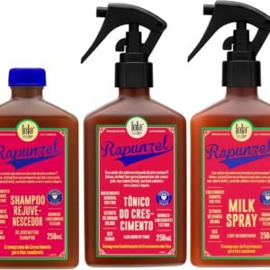 Kit Rapunzel Lola (Shampoo 250ml + Tônico de Crescimento 250ml + Leave-in 250ml)