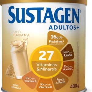 Sustagen Adultos Complemento Alimentar Sabor Banana – Lata 400g