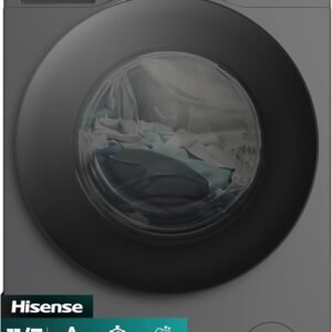 Hisense Lava e Seca, 11kg Lavagem/7kg Secagem, Wi-Fi, Steam, 13 Programas, Motor Inverter, Painel Touch, Titanium WD3S11-220V