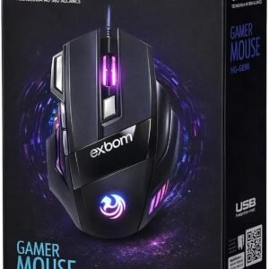 Mouse Gamer USB 7D 3200 DPI Ajustável 7 Botões Luzes LED RGB Alta Precisão e Velocidade, Jogos Games, Trabalho, Estudos, Cabo Reforçado Super Rápido Ergonômico Antideslizante Clique Duplo Premium Mouse Gamer USB 7D 3200 DPI Ajustável 7 Botões Luzes LED RGB Alta Precisão e Velocidade, Jogos Games, Trabalho, Estudos, Cabo Reforçado Super Rápido Ergonômico Antideslizante Clique Duplo Premium