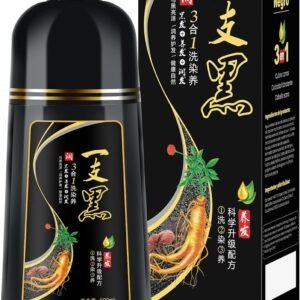 500ml Shampoo de Tintura 3 em 1 Preto Natural, Ingredientes a base de ervas para mulheres e homens, Tintura em minutos/semi-permanente 500ml Shampoo de Tintura 3 em 1 Preto Natural, Ingredientes a base de ervas para mulheres e homens, Tintura em minutos/semi-permanente