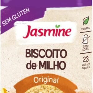 Jasmine Biscoito de Milho Vegano Original Sem Glúten 130g