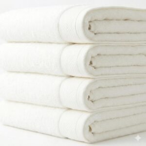 4 Toalhas De Banho Gigante Gramatura 500 G/m² Grossa Felpuda Eleganz (Branco)