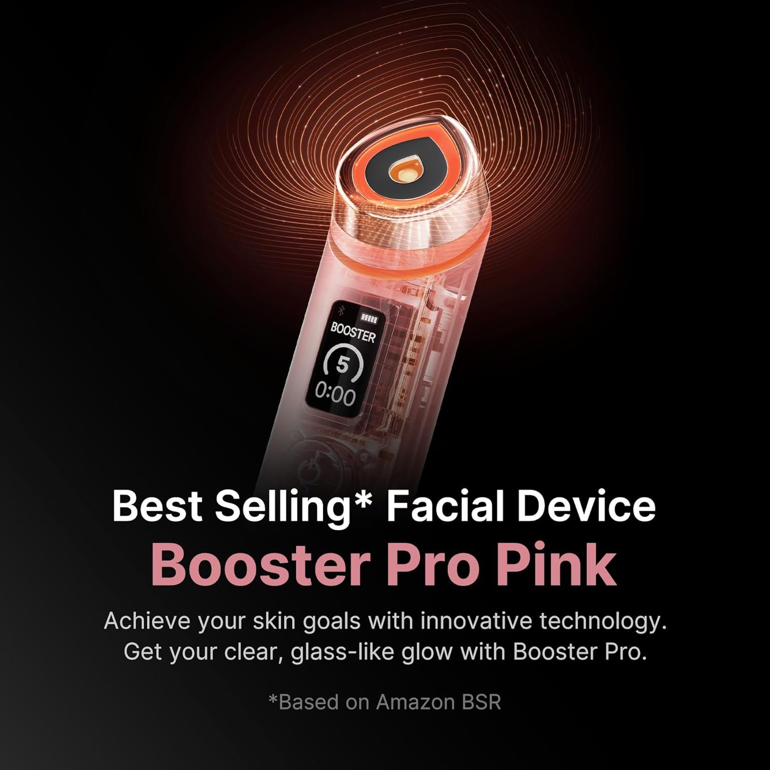 medicube Age-R Booster Pro Pink, Massageador De Beleza Real Glass Glow 6 Em 1, Pele De Espelho, Cuidados Com A Pele Coreana - Imagem 2