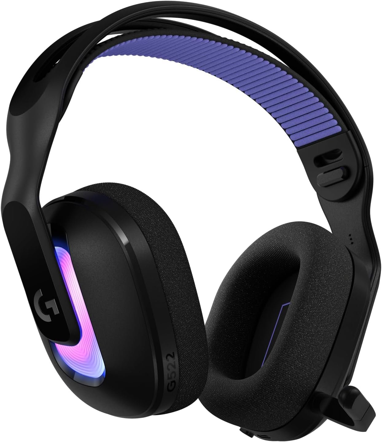 Headset Gamer Sem Fio Logitech G522 LIGHTSPEED com RGB LIGHTSYNC, Conectividade Tripla sem fio LIGHTSPEED ou Bluetooth e com fio USB para PC - Preto