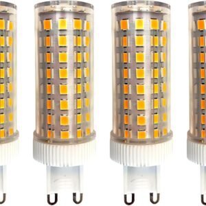 Kit 4 Lampada Led Halopim G9 15w 96 Leds Para Lustre Arandela (Branco quente) (Branco Quente)