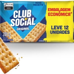 Club Social original – Biscoito regular, embalagem econômica, 288g