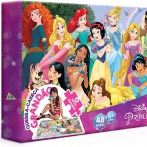 Toyster – Quebra-cabeça Grandão: Princesas – 48 peças – Disney – JAK