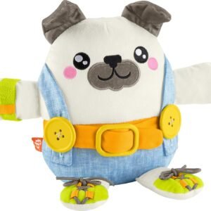 Fisher-Price, Cachorrinho Dachshund Atividades Divertidas, Ensina Criança a se Vestir com 6 Atividades Práticas, Mattel