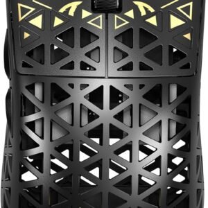 ATTACK SHARK R5Ultra Mouse para jogos sem fio de fibra de carbono 8K com 42000 DPI – Sensor PAW3950 MAX -39g Ultraleve – Nordic 52840 MCU Chip-Wired/BT/2.4GHz Wirelss mouse programável para PC/Mac