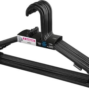 Sanremo – Cabide Plástico Adulto para Roupas Leves, Embalagem com 10 Unidades, Linha Easy