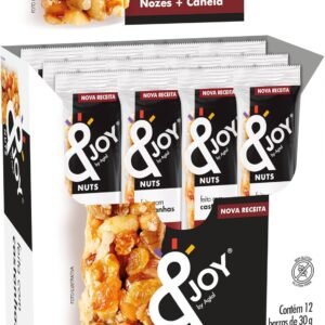 Barra de Nuts Enjoy – Sabor Nozes e Canela – Display com 12 unidades