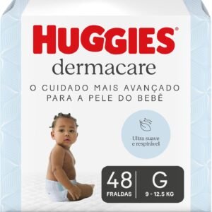 Fralda Huggies Premium Dermacare G – 48 Un