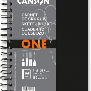 Sketchbook Espiral A4+ 100g/m², Canson, 60039212, ArTBook One, 80 Folhas