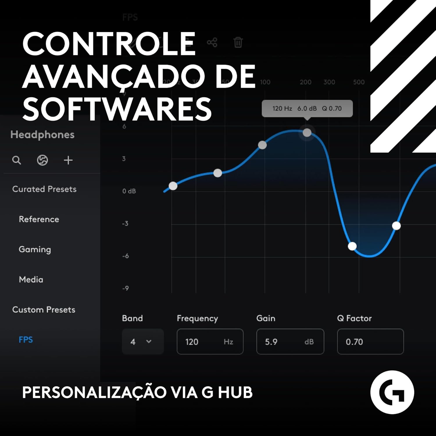 Headset Gamer Sem Fio Logitech G Astro A50 X LIGHTSPEED + Base Station, Com Conexão Bluetooth e HDMI 2.1 Passthru, Tecnologia PLAYSYNC, Compatível Com Xbox Series X|S, PlayStation, PC/Mac - Preto - Imagem 9