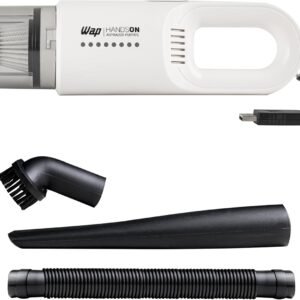 WAP Aspirador de Pó de Mão HANDSON à Bateria, Portátil, 110ml, com Filtro Lavável, 50W 7,4VDC WAP Aspirador de Pó de Mão HANDSON à Bateria, Portátil, 110ml, com Filtro Lavável, 50W 7,4VDC
