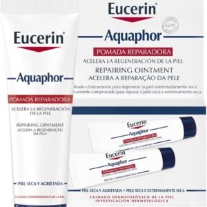 EUCERIN Pomada Reparadora Aquaphor Duopack 10ml, Hidratação Intensiva, Hidratante Labial