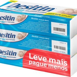 Desitin Creme Preventivo De Assaduras Proteção Diária Creamy, Kit com 3 Unidades de 113g