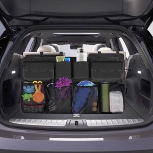 Organizador de Porta Malas Carro, Organizador de Pendurar no Banco Traseiro, Bolsa Dobrável de Armazenamento de Carro, Organizador de Porta-malas, 8 Compartimentos de Armazenamento Organizador de Porta Malas Carro, Organizador de Pendurar no Banco Traseiro, Bolsa Dobrável de Armazenamento de Carro, Organizador de Porta-malas, 8 Compartimentos de Armazenamento