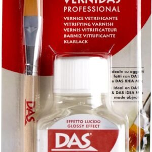 DAS Verniz Protetivo Vitrificante Professional Efeito Brilhante, 75ml, com Pincel