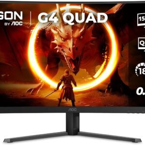 Monitor Gamer Curvo AOC AGON QUAD 32″ 180Hz 0,5ms HDR10 CQ32G4E