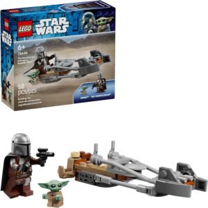 LEGO Star Wars A Speeder Bike de Mandaloriano e Grogu 75436
