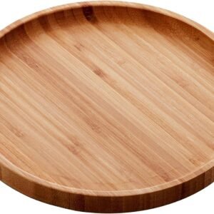 LYOR – Bandeja de Bambu Round 20cm – Mesa Posta – Organização – Utensílios de Cozinha – Enxoval – Decoração – Petisqueira – Utilidades Domésticas