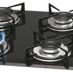 FISCHER COOKTOP À GÁS 4 BOCAS TRIPLA CHAMA MESA VIDRO PRETO BIVOLT – 9788-12916 FISCHER COOKTOP À GÁS 4 BOCAS TRIPLA CHAMA MESA VIDRO PRETO BIVOLT – 9788-12916