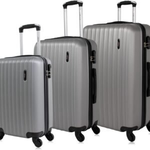 Conjunto de malas de viagem PMG Londres Swiss Move Prata