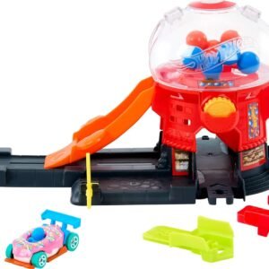 Hot Wheels City Pista de Brinquedo Loja de doces para crianças a partir de 3 anos