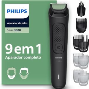 PHILIPS Multigroom Aparador de Pelos 9 em 1, Bivolt – MG3927/15 PHILIPS Multigroom Aparador de Pelos 9 em 1, Bivolt – MG3927/15