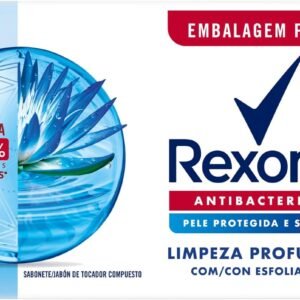 Rexona Pack Sabonete Em Barra Antibacterial Limpeza Profunda Envoltório 6 Unidades De 84G Cada Leve Mais Pague Menos