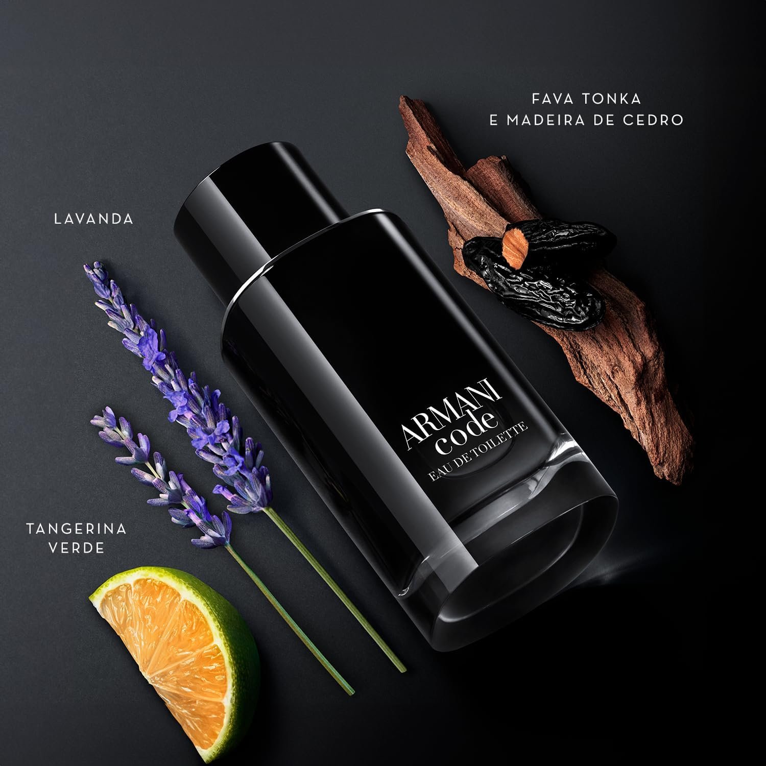 Armani Beauty, Armani Code Eau de Toilette, Giorgio Armani, Perfume Masculino Refilável, Fragrância Oriental Amadeirada com Notas de Tangerina Verde, Lavanda, Fava Tonka e Cedro - Imagem 3