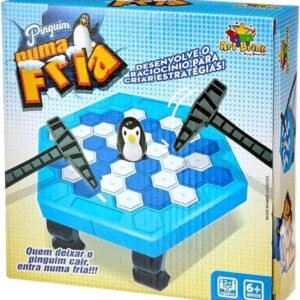 Jogo Pinguim Quebra Gelo Numa Fria Tamanho Jogos De Mesa | Brinquedo Educativo para Crianças
