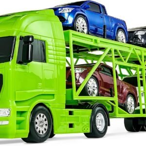 Roma Jensen Br, Roma Brinquedos Caminhão Diamond Truck Cegonheira, 66,0 cm, Cor Sortido, 4 Pick-Up