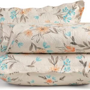 Kit Colcha Bouti Queen 03 Peças Dupla Face Teka