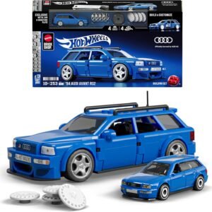 Mattel Brick Shop Hot Wheels Jogo de Construção Speed ’94 Audi Avant RS2 Perfeito para colecionadores