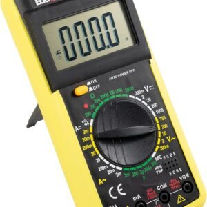 EDA Multímetro Digital Com Capacímetro 9Kf Preto