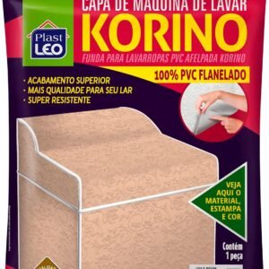 Capa para Máquina Korino Bege – Tam. P | Plast Leo (Ref.:740-P-BG)
