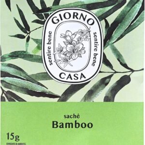 Sachê Perfumado Para Armário e Gavetas (Aromatizador), Bamboo, Giorno Casa, 15 g, Verde Sachê Perfumado Para Armário e Gavetas (Aromatizador), Bamboo, Giorno Casa, 15 g, Verde
