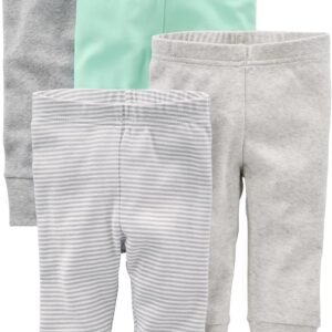 Calças Pacote com 4 calças neutras Simple Joys by Carter’sUnisex Bebê