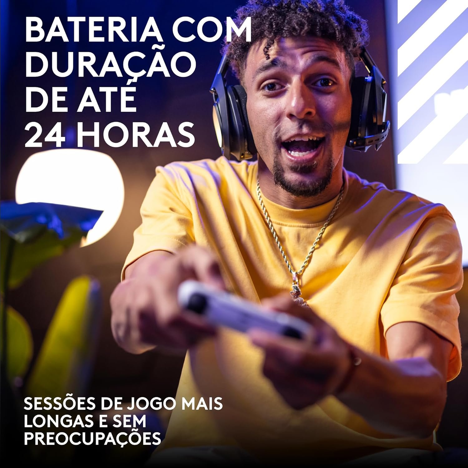 Headset Gamer Sem Fio Logitech G Astro A50 X LIGHTSPEED + Base Station, Com Conexão Bluetooth e HDMI 2.1 Passthru, Tecnologia PLAYSYNC, Compatível Com Xbox Series X|S, PlayStation, PC/Mac - Preto - Imagem 10
