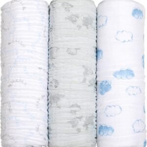 Papi Textil Cueiro Swaddle Soft Bamboo Mami 1,20M X 1,20M Contem 03 Unidades