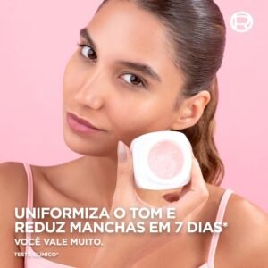 L’Oréal Paris Glycolic Bright Kit Anti-Marcas Dia e Noite com Ácido Glicólico e Niacinamida, Creme Dia FPS 30 e Gel-Creme Noite, Reduz Manchas e Uniformiza a Pele, 49ml